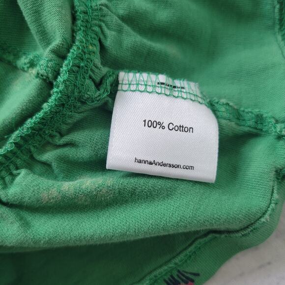 Hanna Andersson Size 5 Three Tiers Scooter Skirt Skort Floral Print Green - Picture 5 of 6